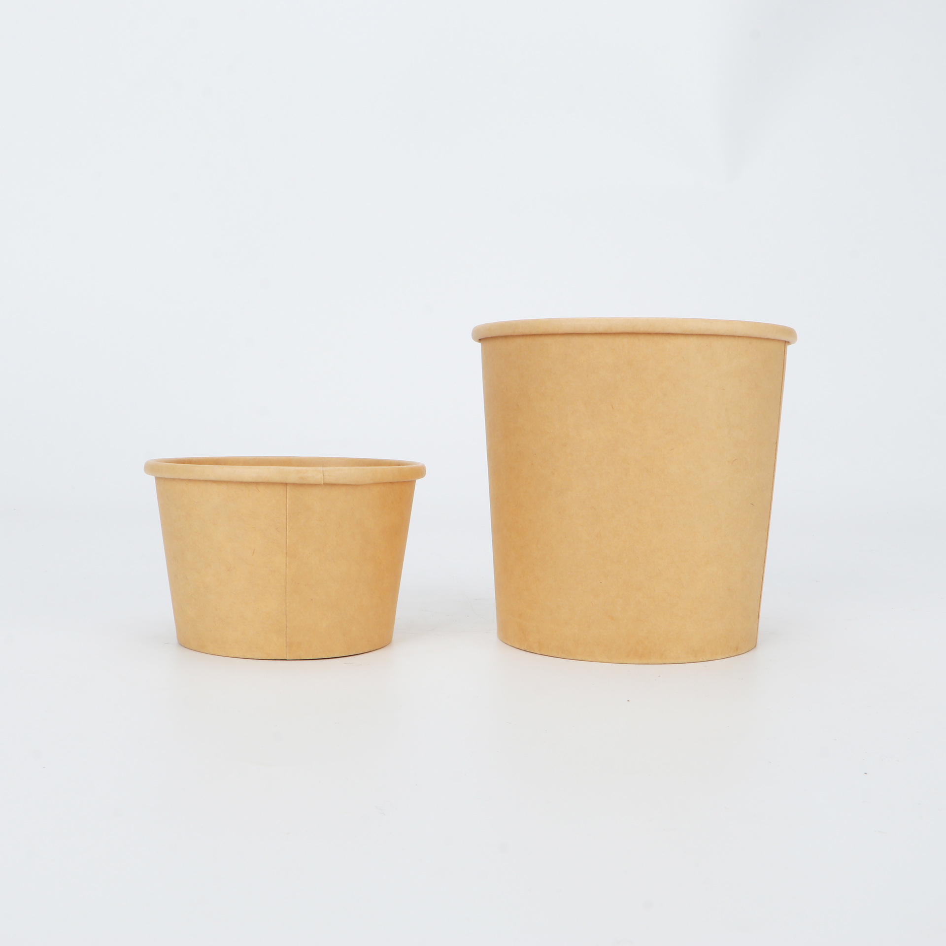 Kraft Paper Bowl Biodegradable Safe Environmental Protection Waterproof Factory Direct Sales