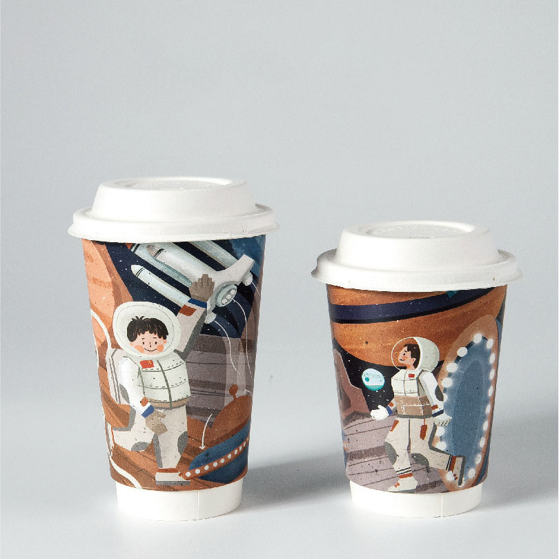 Factory Direct Double-layer Thickened Disposable Paper Cup