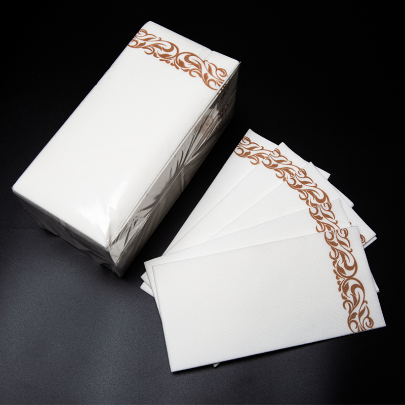 Customizable Patterns Disposable Recyclable Napkins Factory