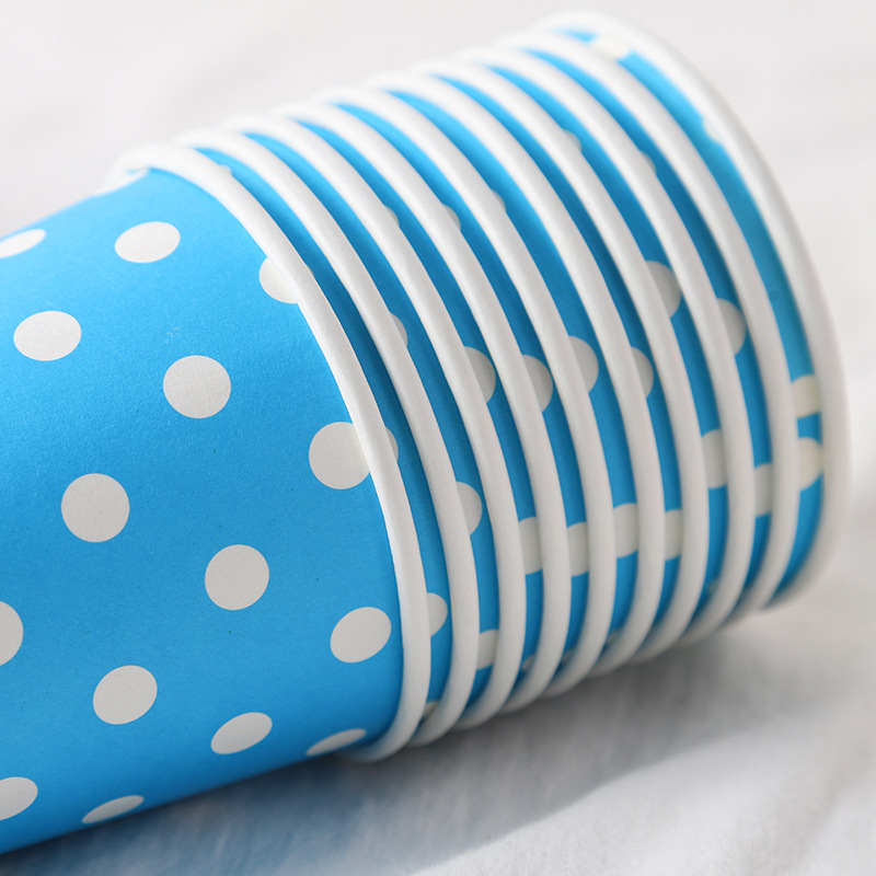 Factory Direct Sale Premium Quality Colorful polka dot paper cups
