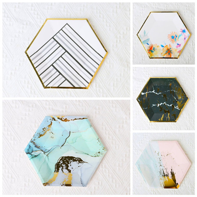 Custom Printed Plates Disposable Paper Plate