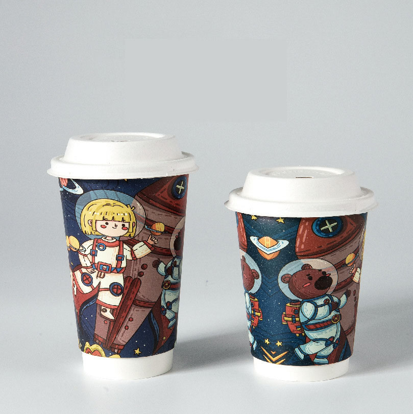 Factory Direct Double-layer Thickened Disposable Paper Cup