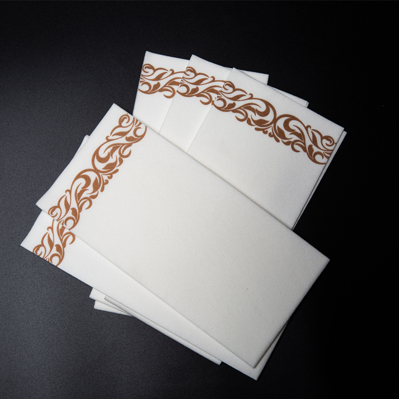 Customizable Patterns Disposable Recyclable Napkins Factory