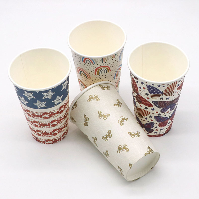 Manufacturers Double Layer Printing Disposable Paper Cups