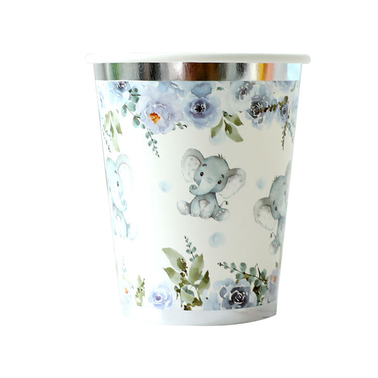 Factory direct sale bronzing party paper cups