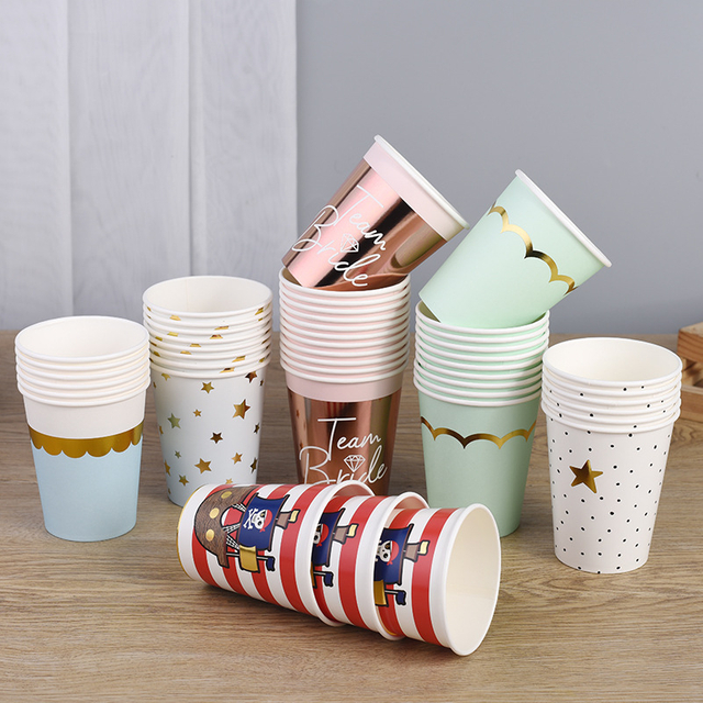 High-quality disposable hot stamping paper cups