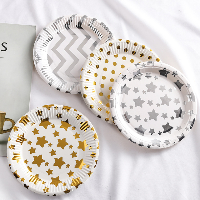 Factory Direct Disposable Party Paper Plates