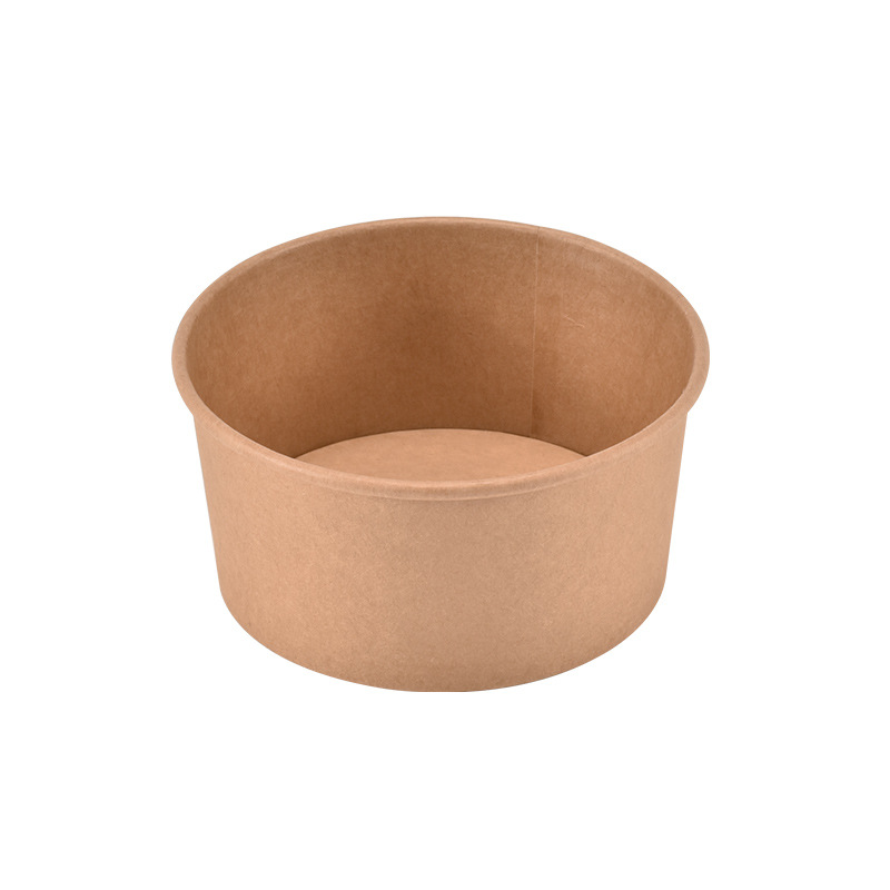 Large capacity disposable paper bowl is safe and hygienic