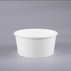 Natural material degradable thickened kraft disposable paper bowl