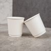 High quality double layer pure white disposable paper cup
