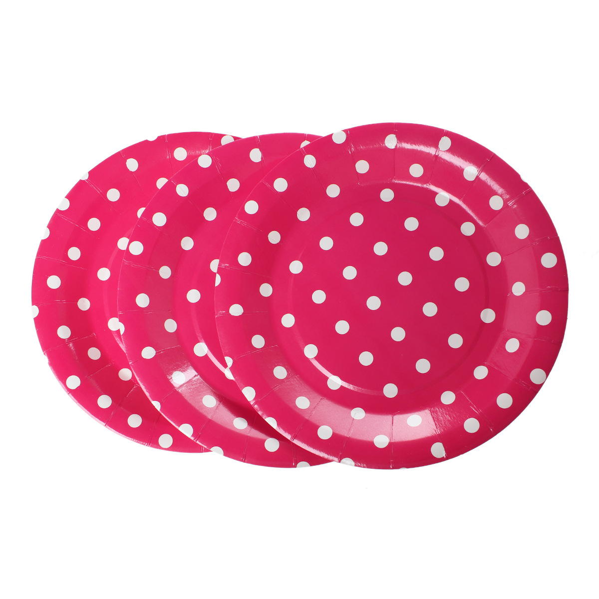 Factory Direct Birthday Party Polka Dot Color Paper Plate