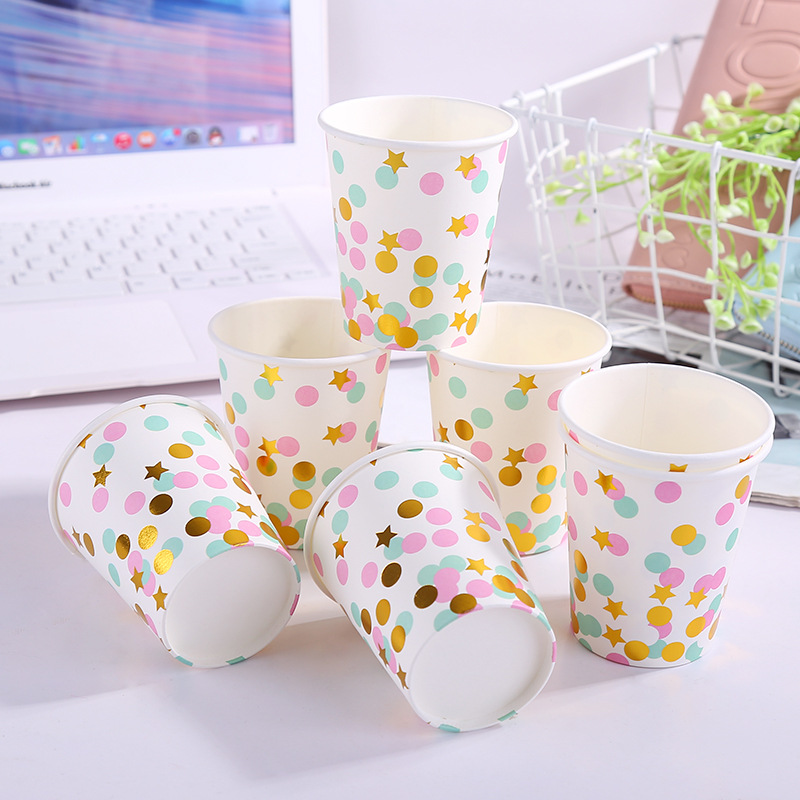 Factory Direct Sale Birthday Party Disposable Paper Cups