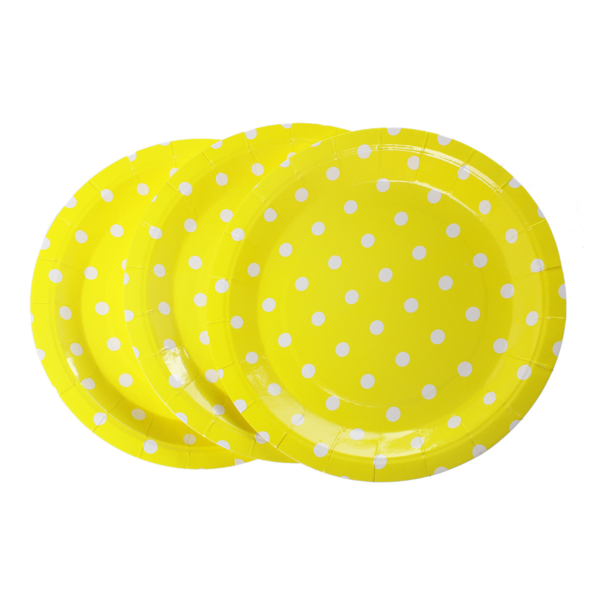 Factory Direct Birthday Party Polka Dot Color Paper Plate