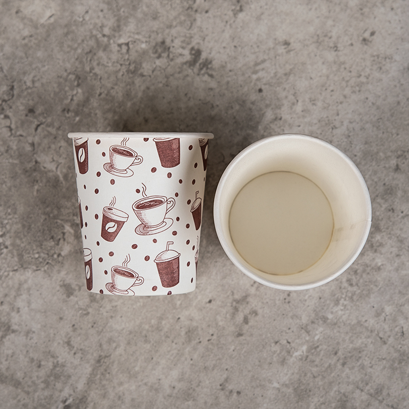 Factory Direct Thickened White Single-layer Disposable Paper Cup
