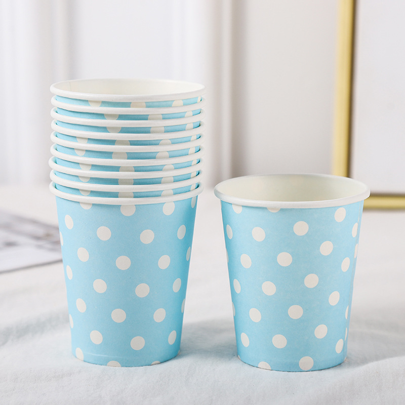 Factory Direct Sale Premium Quality Colorful polka dot paper cups