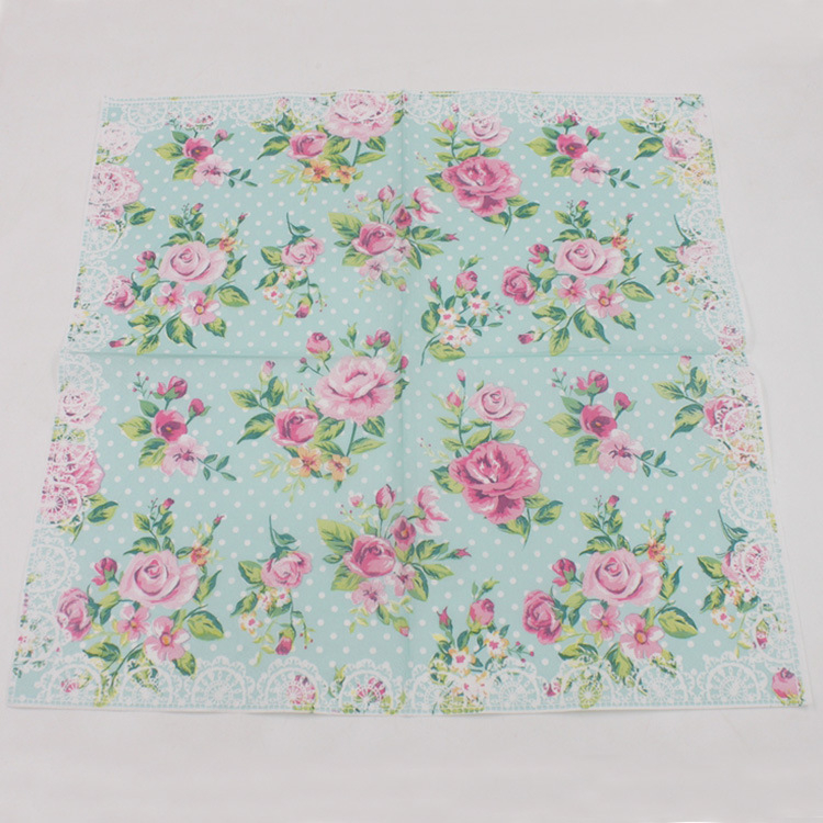 Customized high-end pattern recyclable napkin manufacturers direct sales