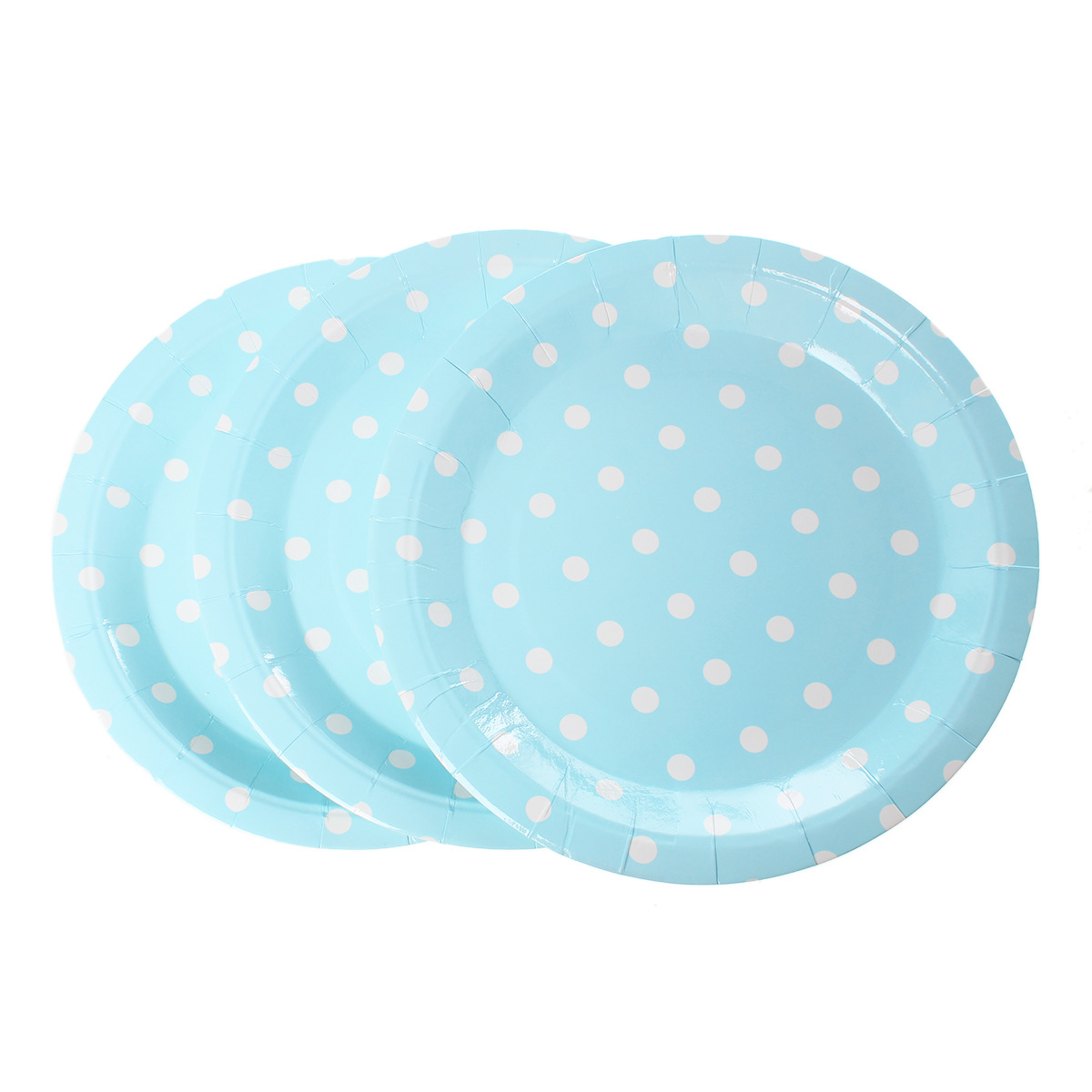 Factory Direct Birthday Party Polka Dot Color Paper Plate