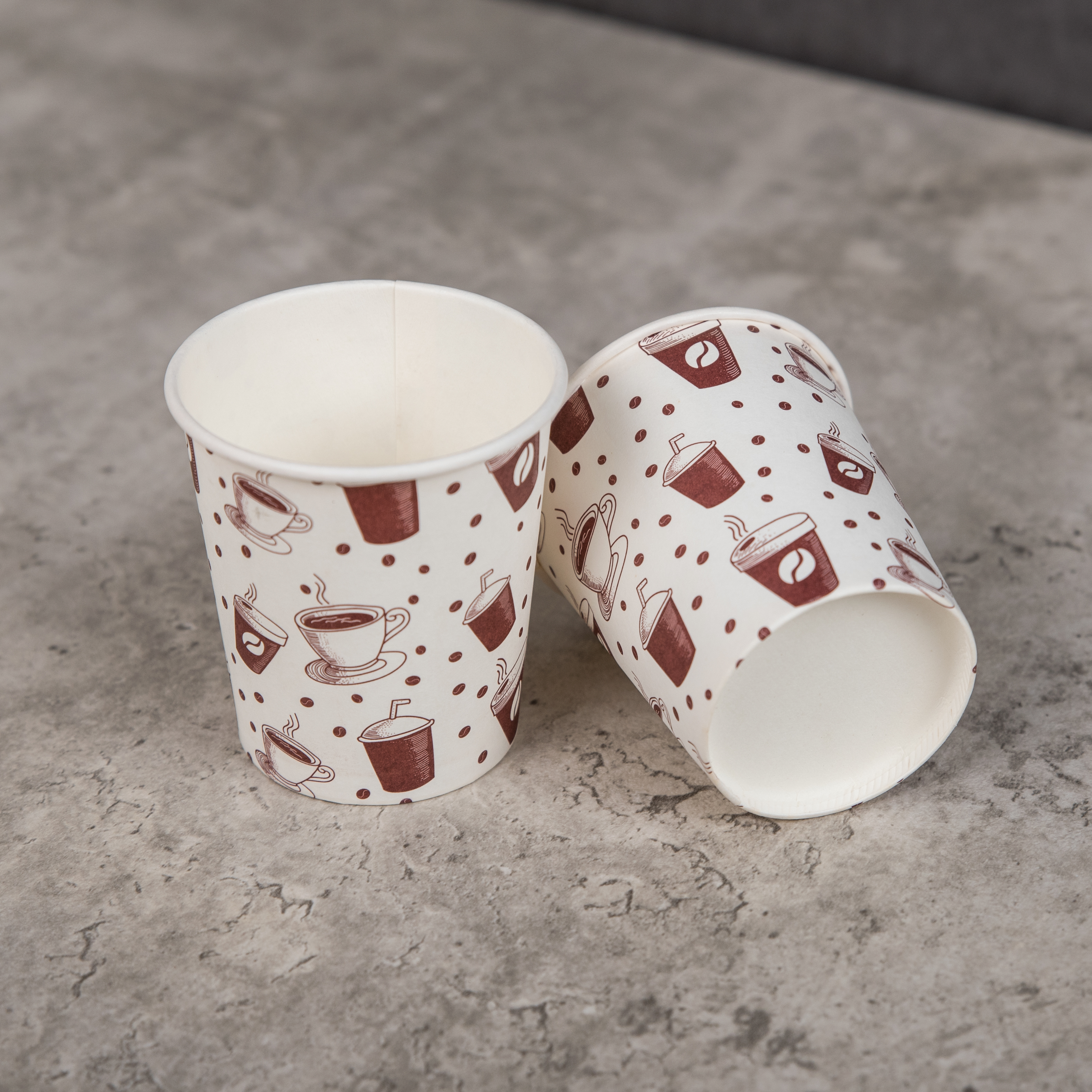 Factory Direct Thickened White Single-layer Disposable Paper Cup