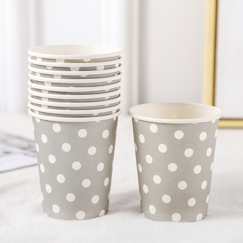 Factory Direct Sale Premium Quality Colorful polka dot paper cups