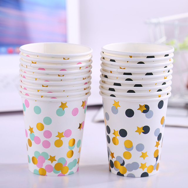 Factory Direct Sale Birthday Party Disposable Paper Cups