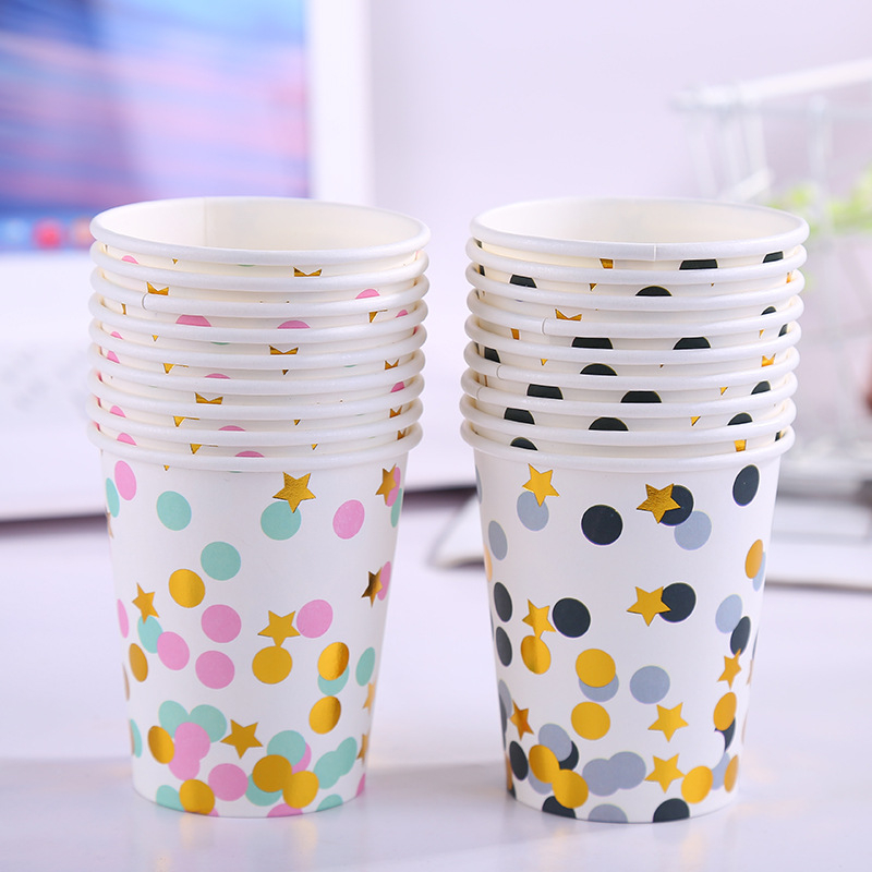 Factory Direct Sale Birthday Party Disposable Paper Cups