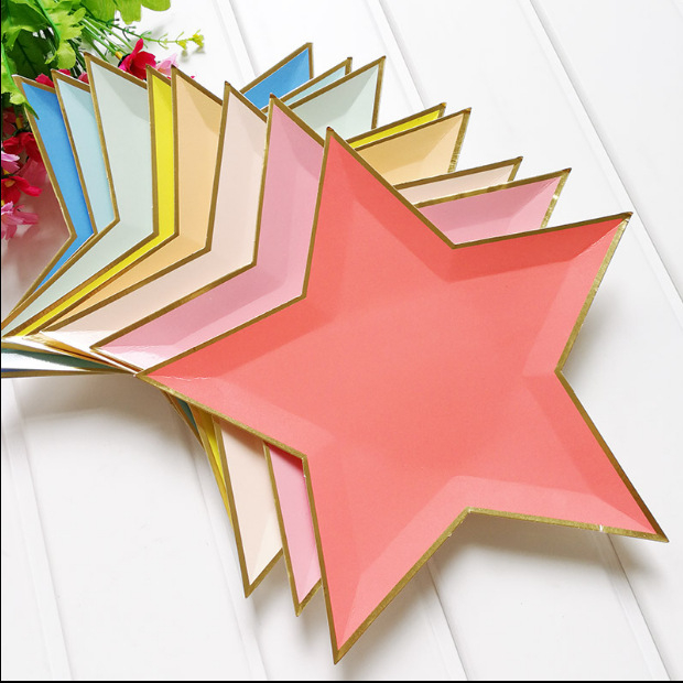 Factory Direct Party Pentagram Paper Plate