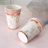 Factory direct sale bronzing party paper cups