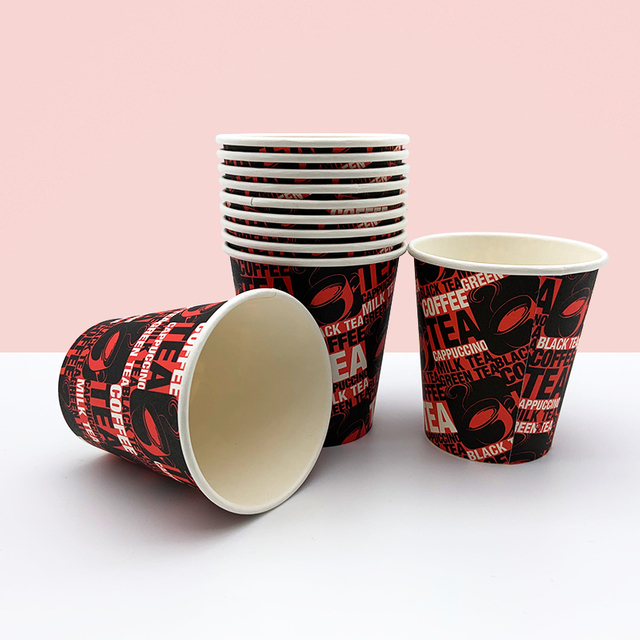 Disposable Paper Cup Thickened Native Wood Pulp Paper Cup