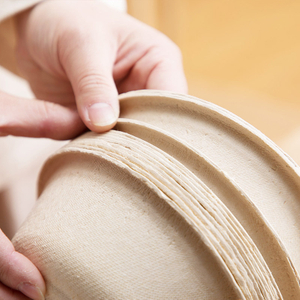 Brown large capacity Bio-explanatory round disposable paper bowl