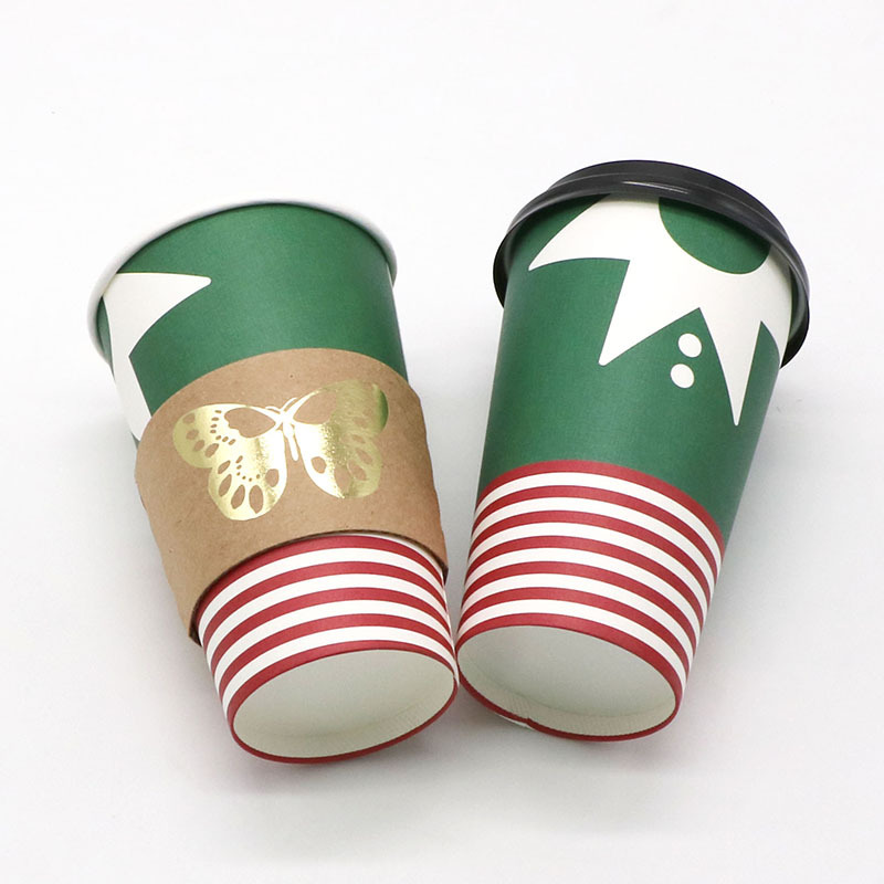 Factory direct supply double-layer anti-scalding large paper cup