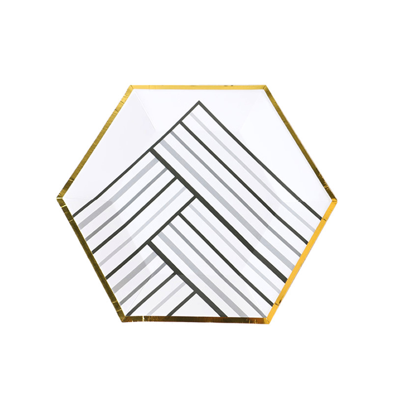 Custom Printed Plates Disposable Paper Plate