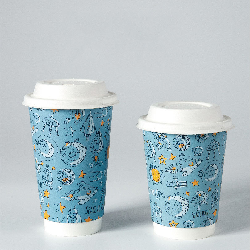 Factory Direct Double-layer Thickened Disposable Paper Cup