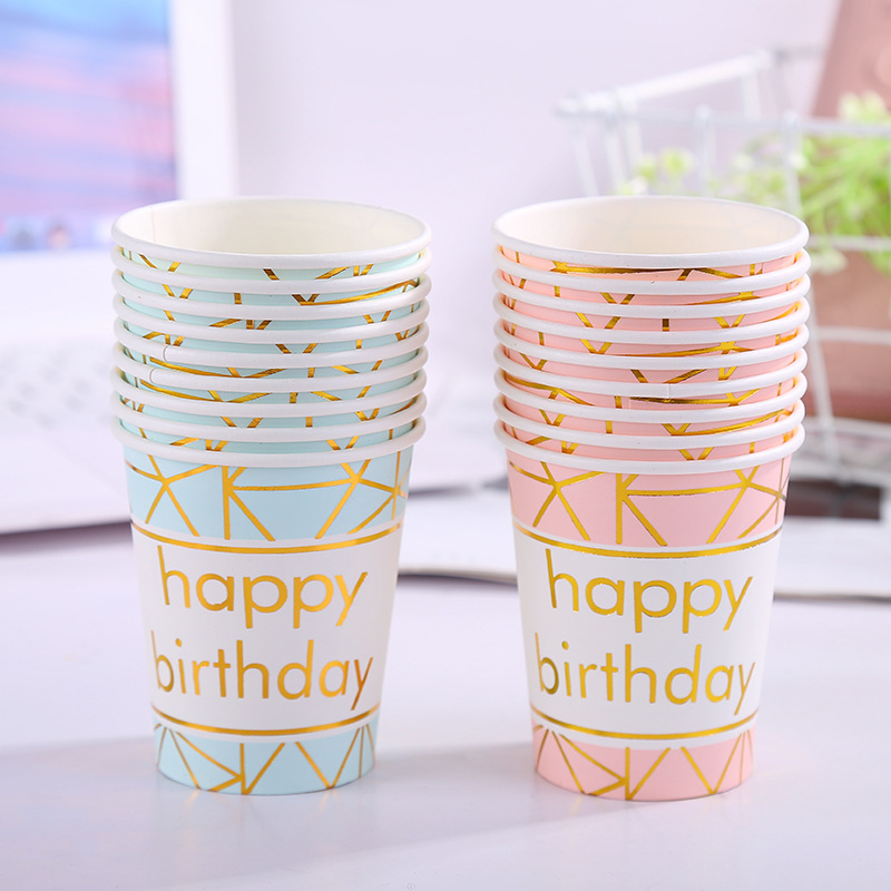 Factory Direct Sale Birthday Party Disposable Paper Cups