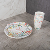 High quality thickened disposable paper tableware factory directly shipped